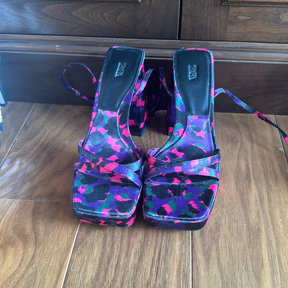 Zara Multicolor Heels